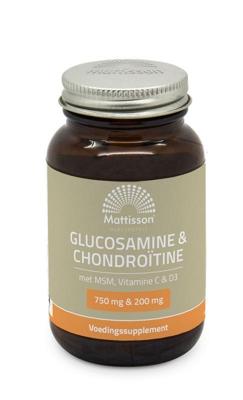 Mattisson Glucosamine chondroitine met MSM, vitamine C & D3