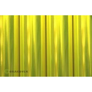 Oracover 21-035-010 Strijkfolie (l x b) 10 m x 60 cm Geel (transparant-fluorescerend)