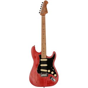 Fazley Outlaw Series Sheriff Plus SSS Red elektrische gitaar met gigbag
