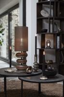 Light & Living TafellampDanialo hout met bruin 60cm - 1891052