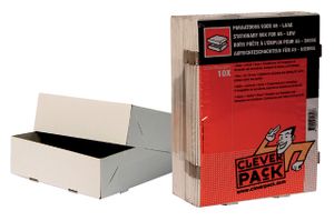 Paraatdoos CleverPack A5 218x155x55mm voor 500vel wit 10st