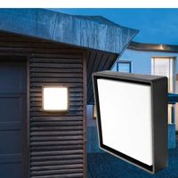LED buitenlamp zwart SG Frame Square Maxi 22W 1980 lumen 3000K licht donker schakelaar