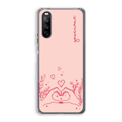 Love is in the air: Sony Xperia 10 III Transparant Hoesje