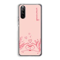 Love is in the air: Sony Xperia 10 III Transparant Hoesje