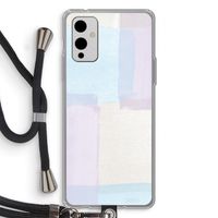 Square pastel: OnePlus 9 Transparant Hoesje met koord
