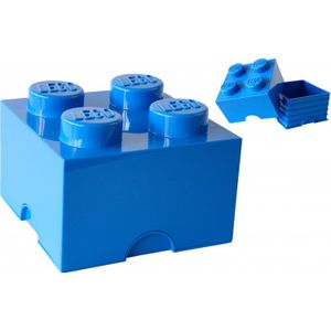 Room Copenhagen LEGO Storage Brick 4 Blauw opbergdoos