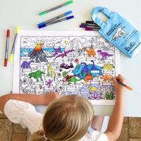 Placemat Placemat in katoen met dinosaurussen op | Eat Sleep Doodle Placemat Placemat in katoen met dinosaurussen op | Eat Sleep Doodle