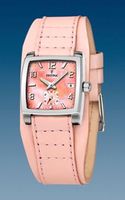 Horlogeband Festina F16181-A Onderliggend Leder Roze 17mm - thumbnail