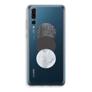 Marmeren cirkels: Huawei P20 Pro Transparant Hoesje