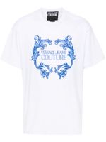 Versace Jeans Couture t-shirt en coton à logo imprimé - Blanc