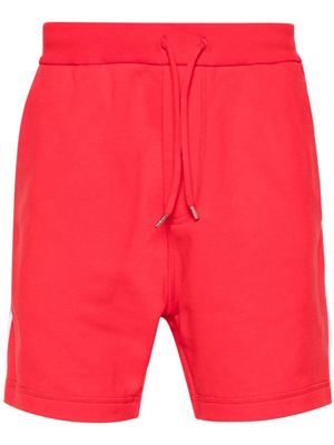 DSQUARED2 short de sport Burbs à bande logo - Rouge