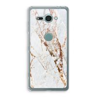 Goud marmer: Sony Xperia XZ2 Compact Transparant Hoesje