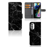 Motorola Moto G52 | Moto G82 | Bookcase | Marmer Zwart - Origineel Cadeau Vader