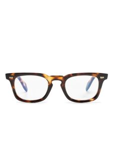 Cutler & Gross lunettes de vue à monture carrée - Marron