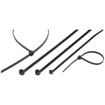 Helukabel 91065-1000 TY242MX Kabelbinder met stalen tong 204 mm 3.6 mm Met metalen tong, UV-bestendig 1000 stuk(s)