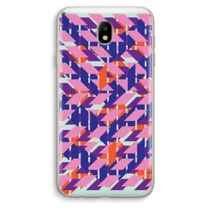 Skew Blush 3: Samsung Galaxy J7 (2017) Transparant Hoesje