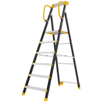 W.steps Enkele trap 200P met leuning - 6 treden (1450 mm) - WI882006