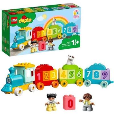 LEGO 10954 DUPLO De getallentrein - Leer tellen Educatieve spellen 1,5 jaar, cadeau voor babyspeelgoed OF leerset