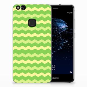 Huawei P10 Lite TPU bumper Waves Green