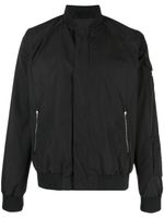 Herno veste bomber à patch logo - Noir