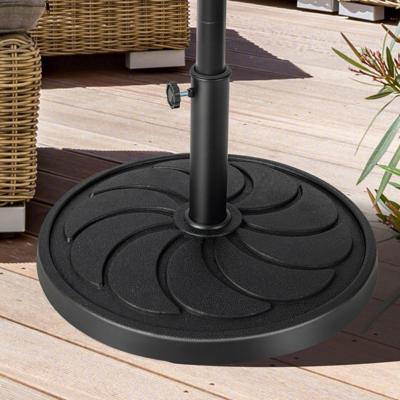 Buitenparasolvoet 18 kg Ronde Parasolvoet Diameter 54 cm Past op 38/48 mm Parasolstokken Stevige Verzwaarde Parasolvoet