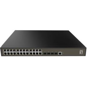 LevelOne GEL-2871 netwerk-switch Managed L2+ Gigabit Ethernet (10/100/1000) 1U Zwart