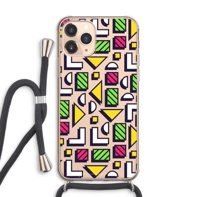 8-bit N°4: iPhone 11 Pro Max Transparant Hoesje met koord
