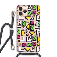 8-bit N°4: iPhone 11 Pro Max Transparant Hoesje met koord