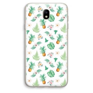 Ananas bladeren: Samsung Galaxy J7 (2017) Transparant Hoesje
