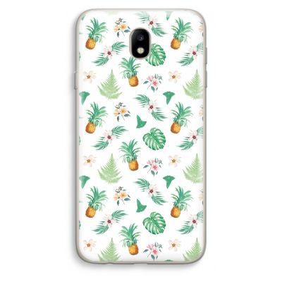Ananas bladeren: Samsung Galaxy J7 (2017) Transparant Hoesje