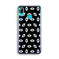 Eyes pattern: Huawei P Smart (2019) Transparant Hoesje