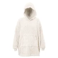 Unique Living hoodie pleun 70x50x87cm dove white