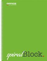 OFFICE products spiraalschrift, A4, 80 blad, geruit 5mm