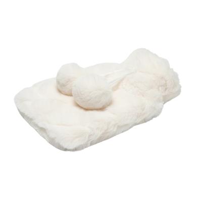 Warmwater kruik - creme - met hoes - fluffy pluche - 280 ml Warmwater kruik - creme - met hoes - fluffy pluche - 280 ml