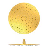 Hoofddouche Tres Max | 30 cm | Rond | 24k Goud glans Hoofddouche Tres Max | 30 cm | Rond | 24k Goud glans