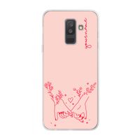 Best Friends: Samsung Galaxy A6 Plus (2018) Transparant Hoesje
