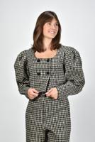 Sage & Ivy jack Dodo check black/white/gold Sage & Ivy jack Dodo check black/white/gold