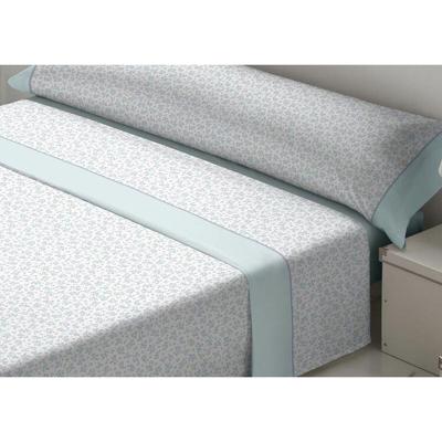 Beddengoedset Tejidos Reina Desire Wit Groen Bed van 180