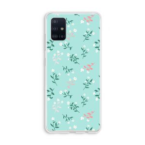 Small white flowers: Galaxy A51 4G Transparant Hoesje