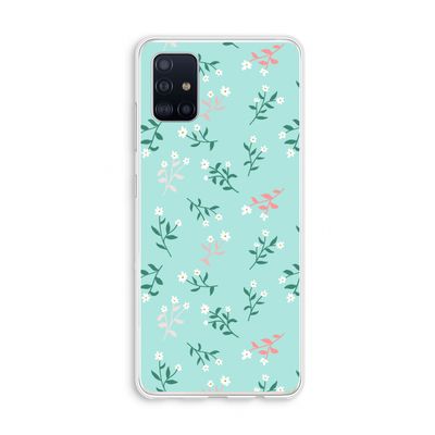 Small white flowers: Galaxy A51 4G Transparant Hoesje