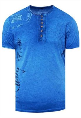 T-shirt heren - Indigo- Rusty Neal - 15241