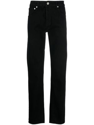 Kenzo jean droit à patch logo - Noir