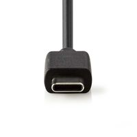 Nedis Autolader | 1x 3.0 A | USB-C Kabel | 1 m | 18 W | 1 stuks - CCHAC300ABK CCHAC300ABK - thumbnail