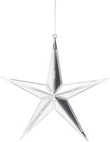 Ster 28x4x27 cm zilver spiegel kerstversiering Nampook - Nampook