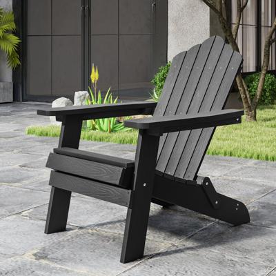 Opvouwbare Adirondack-Stoel Extra Grote HIPS-Patiostoel met Brede Armleuningen en Aflopende Rugleuning Buiten Adirondack-Zitplaats