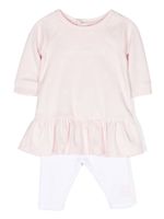 Givenchy Kids ensemble haut-pantalon à logo brodé - Rose - thumbnail