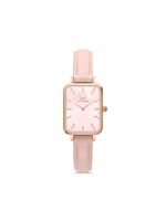 Daniel Wellington montre Quadro Pressed Rouge 20x26 mm - Rose - thumbnail