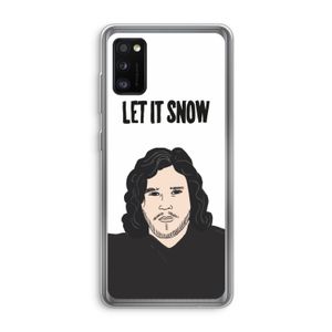 Let It Snow: Samsung Galaxy A41 Transparant Hoesje