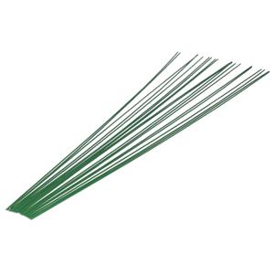 Kerststukje binddraad/wikkeldraad - 20x st - groen - 400 mm x 1,2 mm - hobbydraad