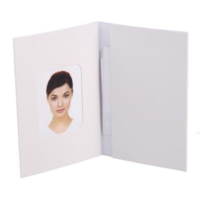 Benel pasfotomapjes blanco wit 500 st.